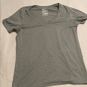 Nike Gray V-Neck Women's Tee